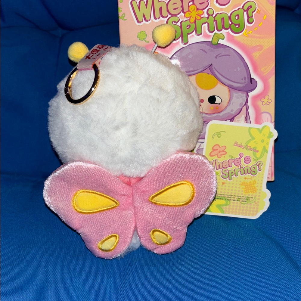 Pop Mart Baby Three Where’s Spring? Flutterby Confirmed Authentic Butterfly NWTS - Picture 7 of 11